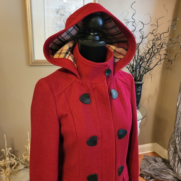 Tommy Hilfiger Wool Blend Pea Coat - Picture 4 of 17